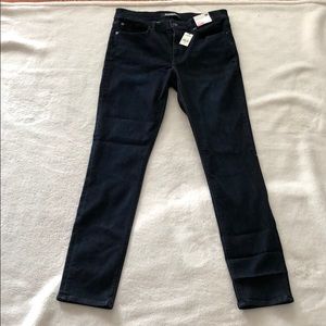 Express super skinny mid rise stretch jeans